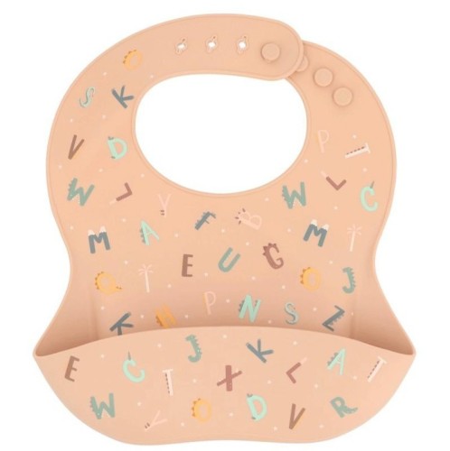 Σαλιάρα Σιλικόνης Funny Letters - Tutete