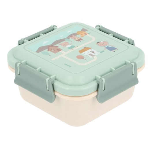 Φαγητοδοχείο με καπάκι ασφαλείας 3 Little Pigs  - Tutete