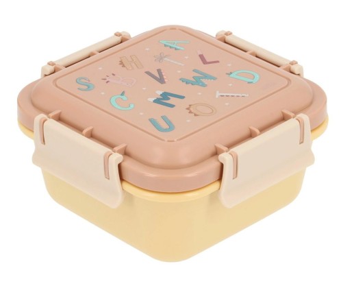 Φαγητοδοχείο με καπάκι ασφαλείας Funny Letters - Tutete