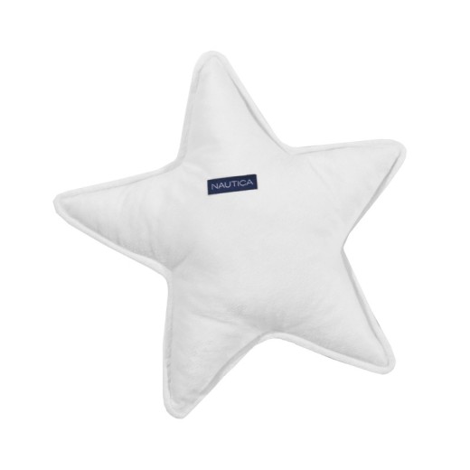 Διακοσμητικό Μαξιλάρι Βελουτέ Αστέρι Design 900 Λευκό