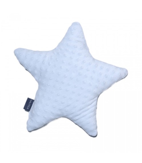 Διακοσμητικό Μαξιλάρι Βελουτέ Αστέρι Ανάγλυφο Design 921 Σιέλ
