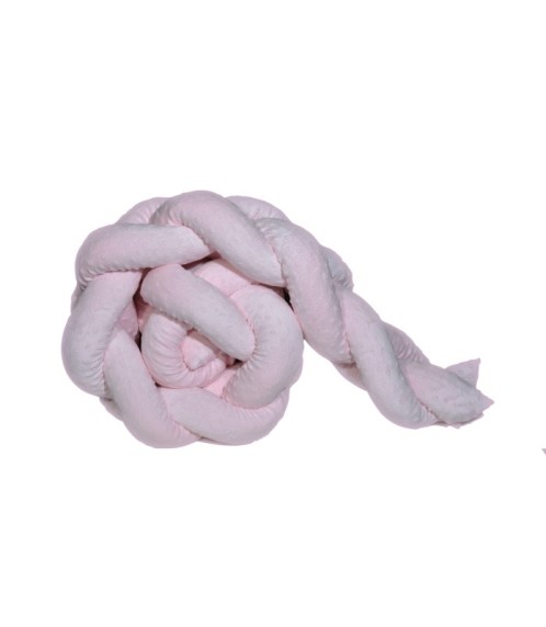 Πλεξούδα βελουτέ 20Χ200 cm Ροζ Ανάγλυφη Design 922 Oliver Baby