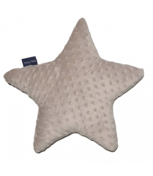 Διακοσμητικό Μαξιλάρι Design 922 Βελουτέ Αστέρι Ανάγλυφο Μόκα