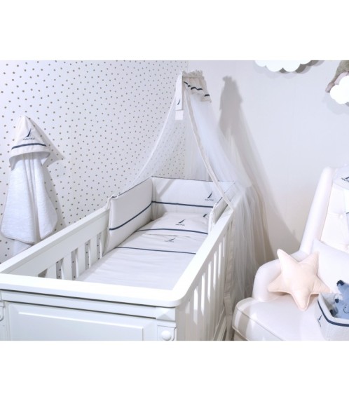 Σετ Προίκας 4 τεμαχίων Design 924 Μπεζ - Καρρώ