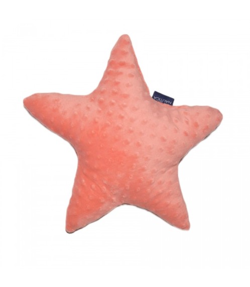 Διακοσμητικό Μαξιλάρι Βελουτέ Αστέρι Ανάγλυφο Design 925 Κοραλλί