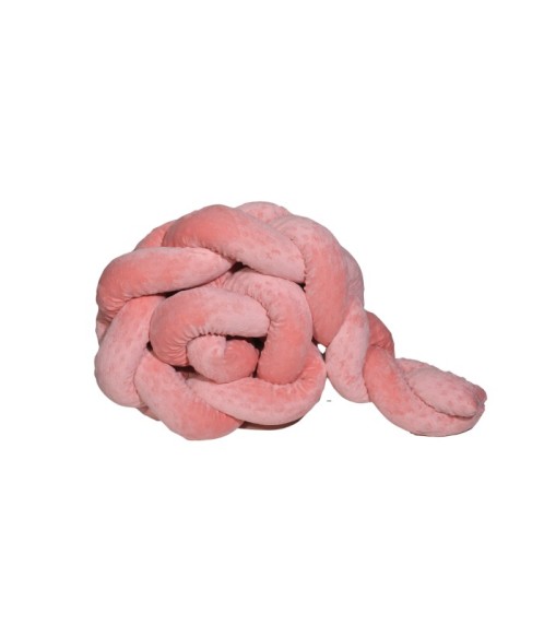 Πλεξούδα Βελουτέ 20Χ200 cm Κοραλλί Ανάγλυφη Design 296 Oliver Baby