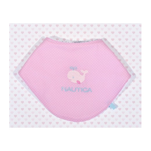 Σαλιάρα Μπαντάνα Ροζ πουά 26x26 Des 932