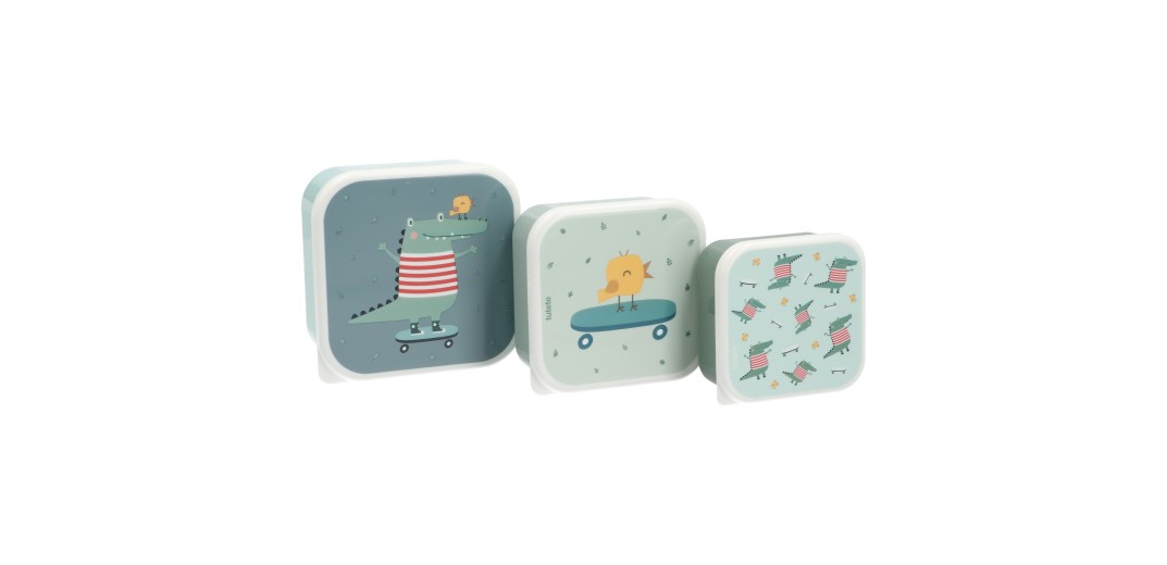 Σετ 3 φαγητοδοχείων Croc από την Tutete