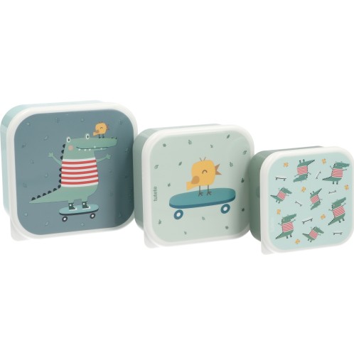 Σετ 3 φαγητοδοχείων Croc από την Tutete