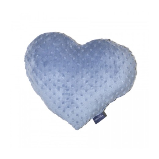 Διακοσμητικό Μαξιλάρι Βελουτέ Καρδιά Ανάγλυφο Design 957 Μπλε