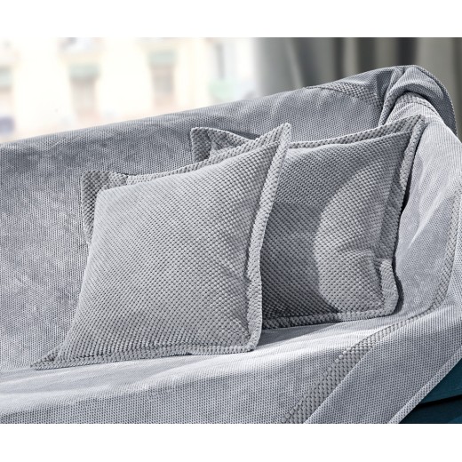 Διακοσμητικό Μαξιλάρι Rubicon Silver 45x45 (Χωρίς Γέμιση)