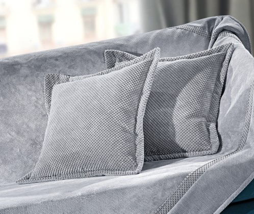 Διακοσμητικό Μαξιλάρι Rubicon Silver 45x45 (Χωρίς Γέμιση)