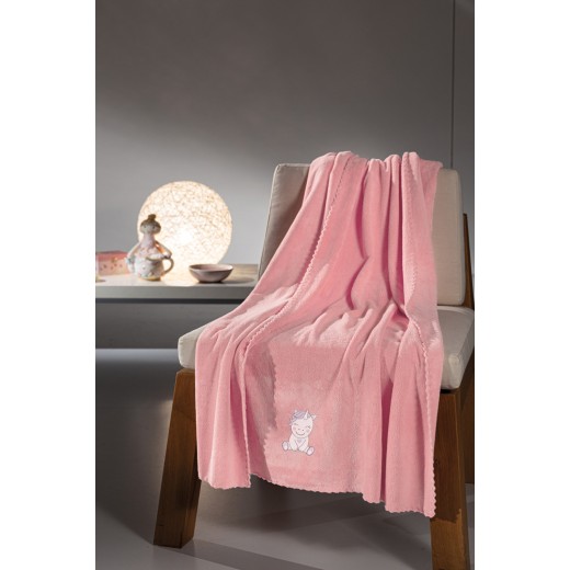 Βρεφική Κουβέρτα Mythical Pink 100x140