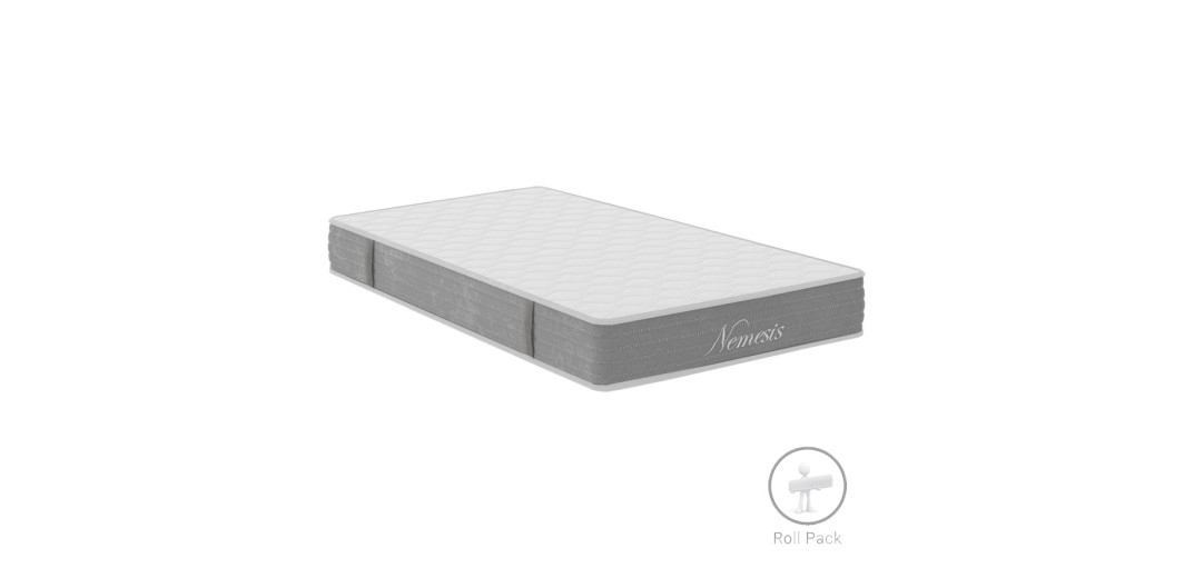 Στρώμα Nemesis pakoworld pocket spring roll pack διπλής όψης 20-22cm 100x200εκ
