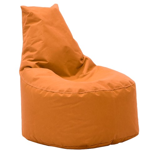 Πουφ πολυθρόνα Norm PRO pakoworld υφασμάτινο αδιάβροχο πορτοκαλί