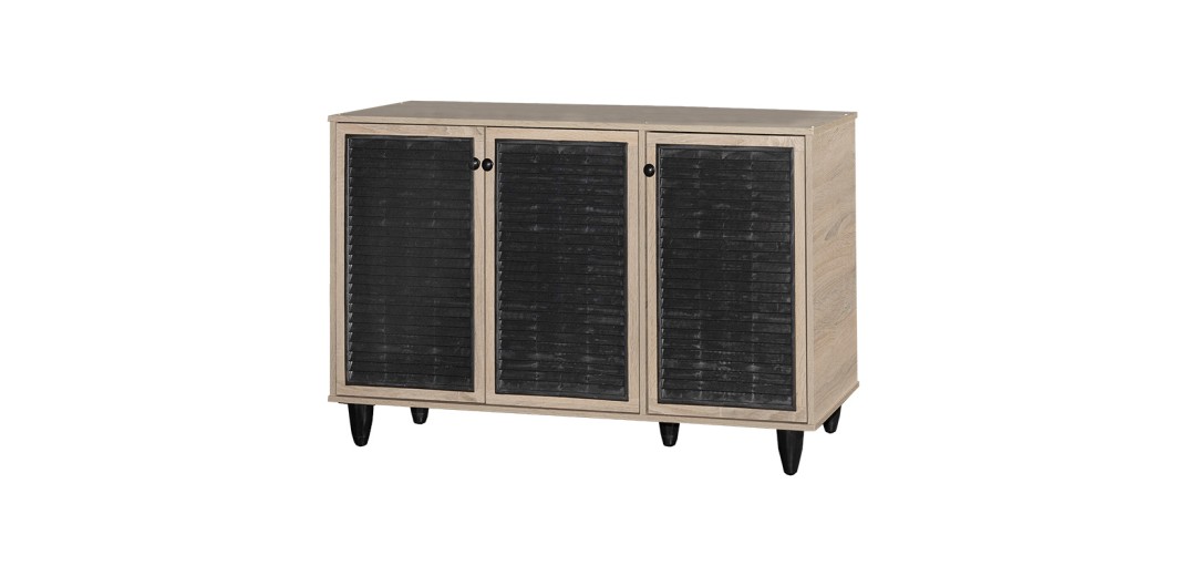 Παπουτσοθήκη-ντουλάπι Ronan pakoworld χρώμα φυσικό 105x35x66εκ