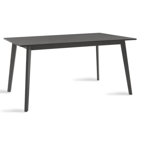 Τραπέζι Benson pakoworld MDF σε rustic grey απόχρωση 150x90x75εκ