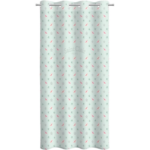 Παιδική & Βρεφική Κουρτίνα Soft-Touch Rosie Mint V2 με Τρουκς
