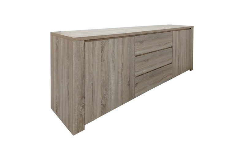 Μπουφές Kalya pakoworld σε sonoma απόχρωση 220x49x89.5εκ