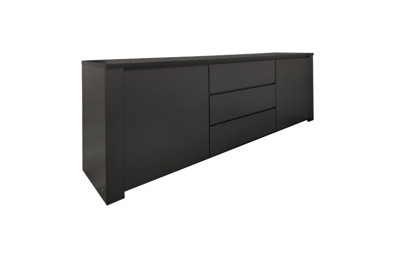 Μπουφές Kalya pakoworld σε ανθρακί απόχρωση 220x49x89.5εκ