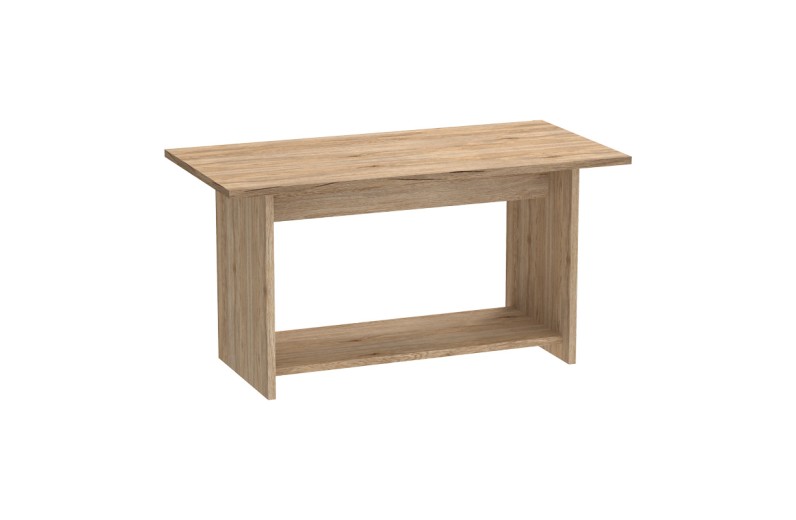 Τραπέζι Kumba pakoworld σε oak απόχρωση 80x40x42εκ