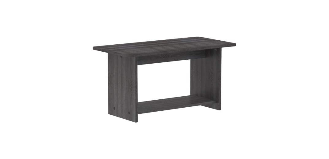 Τραπέζι Kumba pakoworld σε ανθρακί-wenge απόχρωση 80x40x42εκ