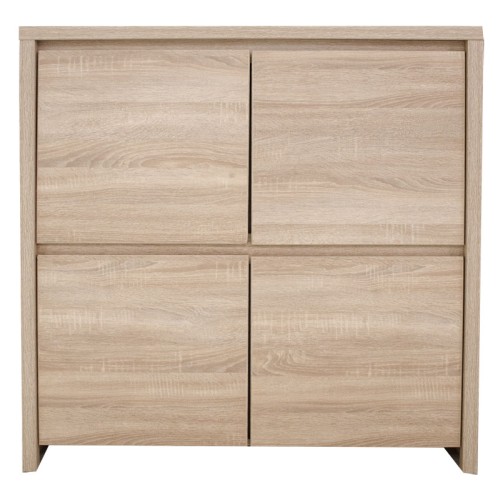 Ντουλάπι Selina pakoworld sonoma 105x40.5x112.5εκ