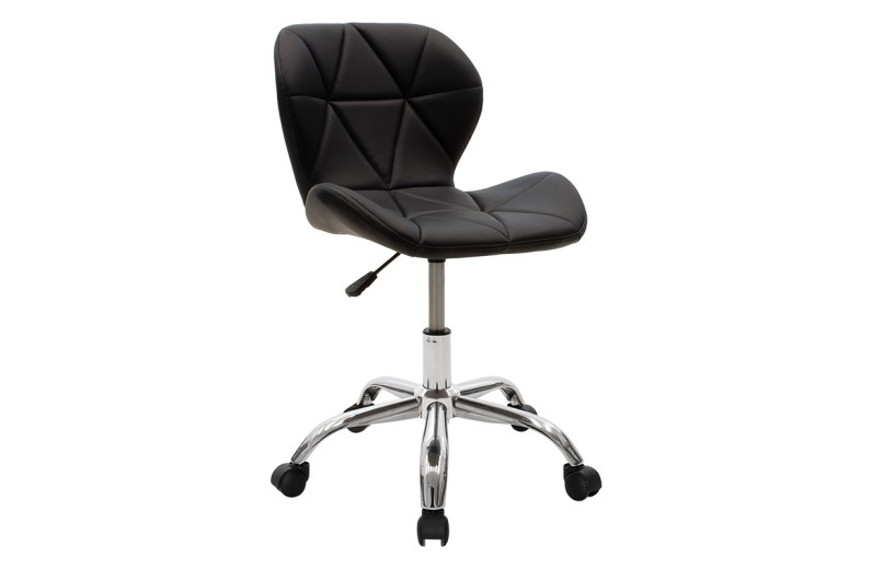 Καρέκλα γραφείου εργασίας Frea II pakoworld PU μαύρο