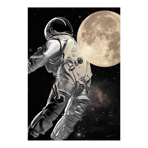 Πίνακας σε καμβά Mallo Ι 3D Inart με πλαίσιο 70x3.5x100εκ