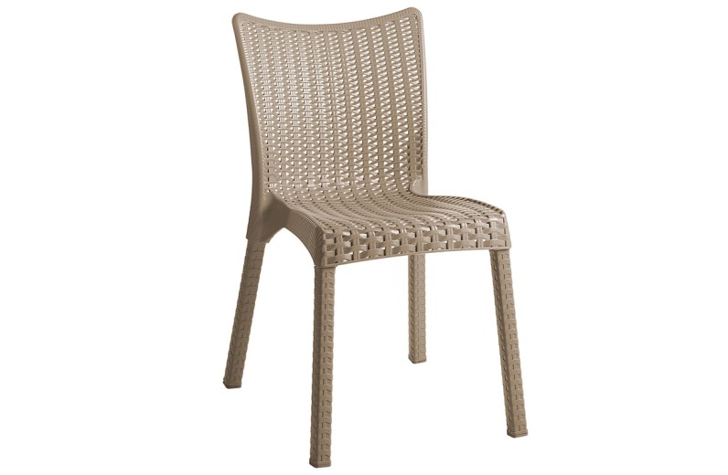 Καρέκλα Confident pakoworld PP cappucino