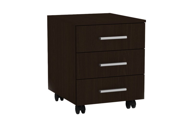 Συρταριέρα τροχήλατη Luke pakoworld wenge 40x48.5x53.5εκ