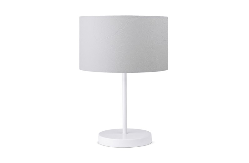 Επιτραπέζιο φωτιστικό PWL-1077 pakoworld Ε27 εκρού antique-λευκό Φ24x35εκ