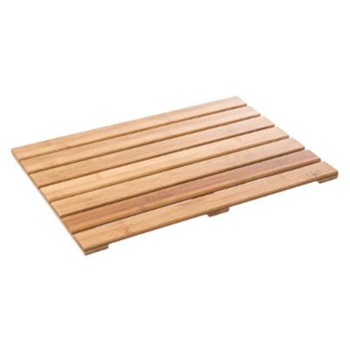 Ταπέτο μπάνιου Bambou pakoworld χρώμα φυσικό 53x36x2.2εκ