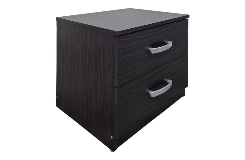 Κομοδίνο Athos pakoworld σε wenge απόχρωση 48x40x41.5εκ