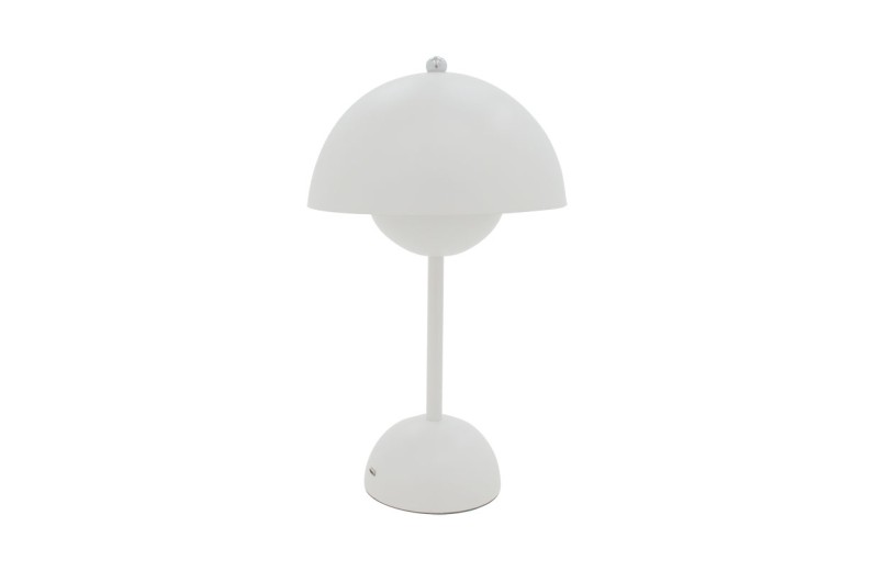Επιτραπέζιο φωτιστικό Creative pakoworld LED λευκό Φ18x30εκ