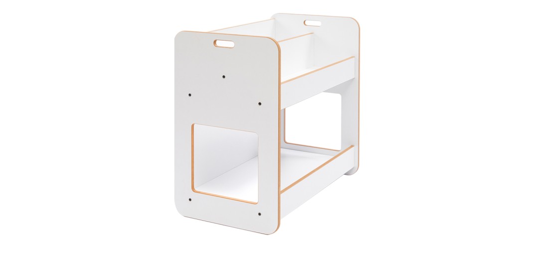 Ραφιέρα Dovere pakoworld λευκό mdf 56x34x55εκ