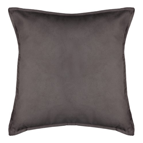 Μαξιλάρι διακοσμητικό Glober pakoworld ύφασμα σε ανθρακί απόχρωση 45x45εκ