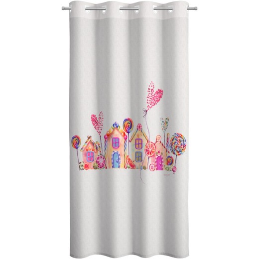Παιδική & Βρεφική Κουρτίνα Soft-Touch Lollipop με Τρουκς 160x240