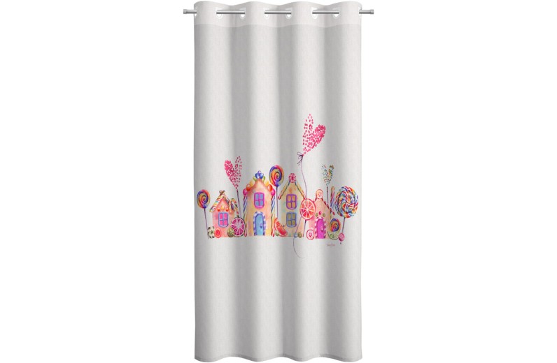 Παιδική & Βρεφική Κουρτίνα Soft-Touch Lollipop με Τρουκς 160x240