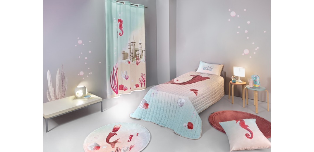 Σετ 2τμχ. Κουβερλί Mermaid