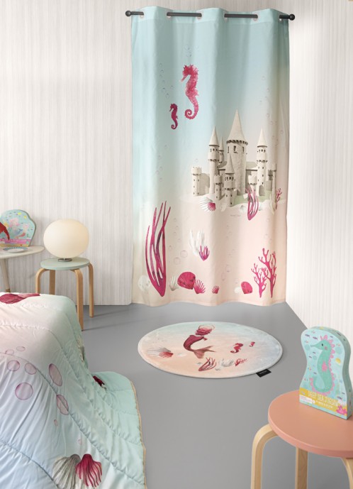 Koυρτίνα Soft-Touch Mermaid με Τρουκς