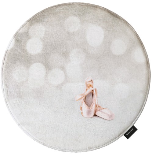 Στρογγυλό Χαλί Softy Ballet