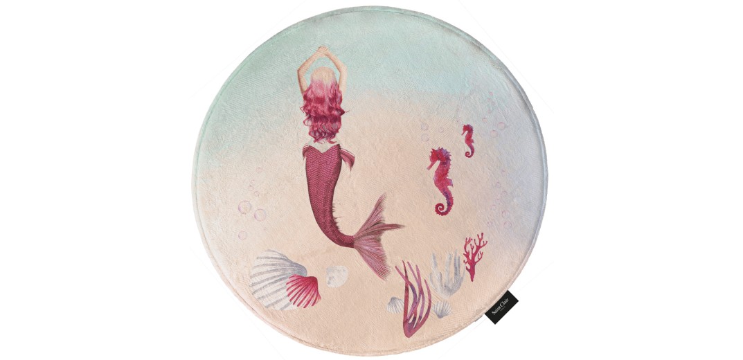 Στρογγυλό Χαλί Softy Mermaid