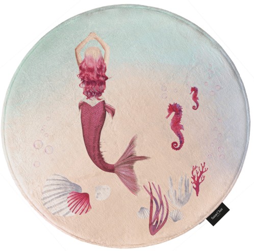 Στρογγυλό Χαλί Softy Mermaid