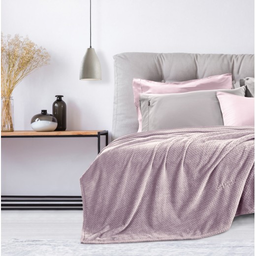 Κουβέρτα Rombus Lilac 220x240