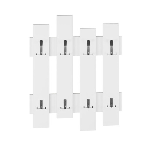 Κρεμάστρα Wave pakoworld λευκό 64x4x81εκ