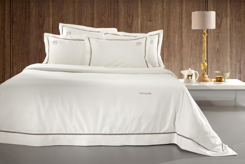 Σετ 3τμχ Παπλωματοθήκη Blend Taupe-Ivory