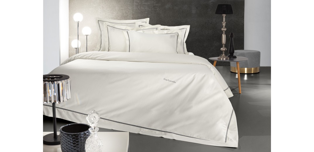 Σετ 3τμχ Παπλωματοθήκη Blend Silver-Ivory