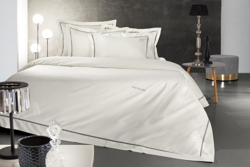 Σετ 3τμχ Παπλωματοθήκη Blend Silver-Ivory