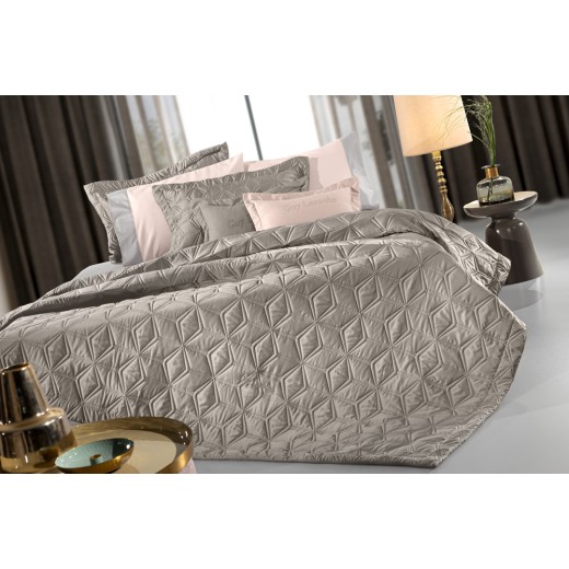 Σετ 3τμχ. Κουβερλί Suite Taupe 240x250